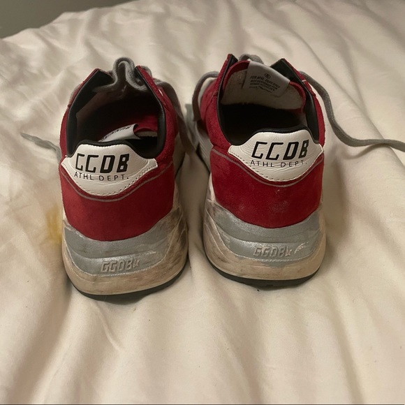 Golden Goose running shoes red- size 37 euro lightly worn - Picture 2 of 4